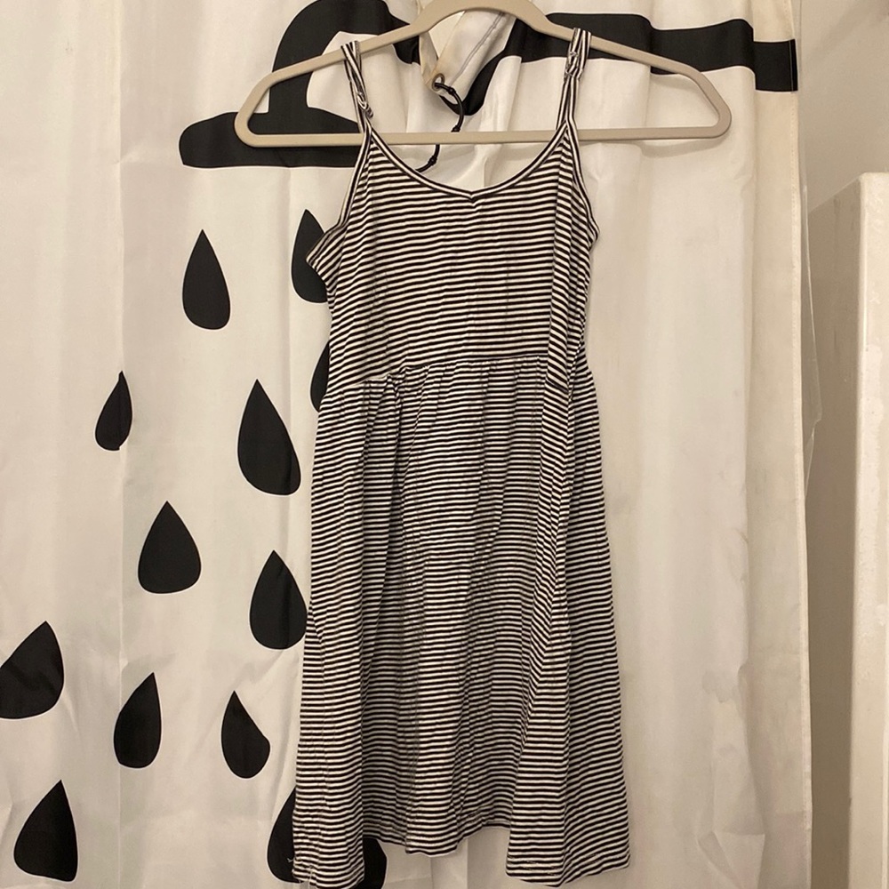 Striped mini dress size small